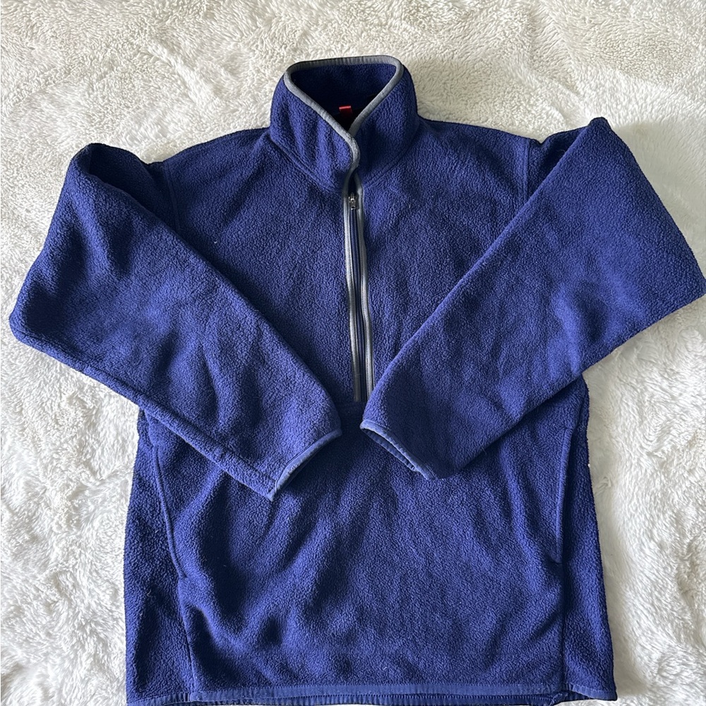 Patagonia Men's Navy Zip-Up Sweater